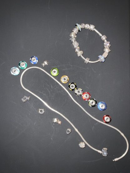 Charm Necklace and Bracelet Set